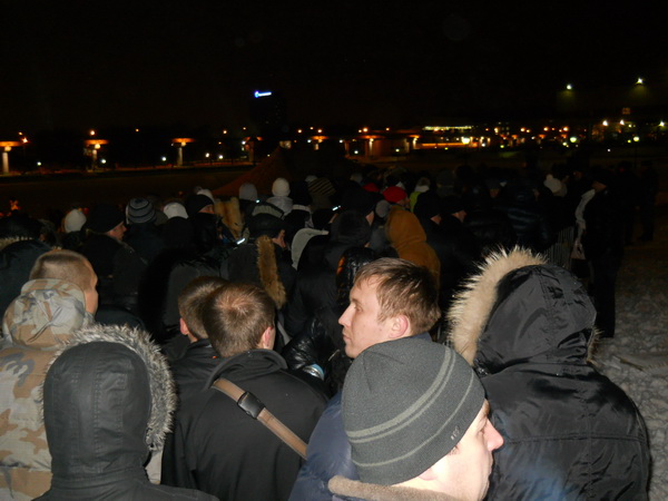 Крещенские купания в Останкинском пруду, 2012