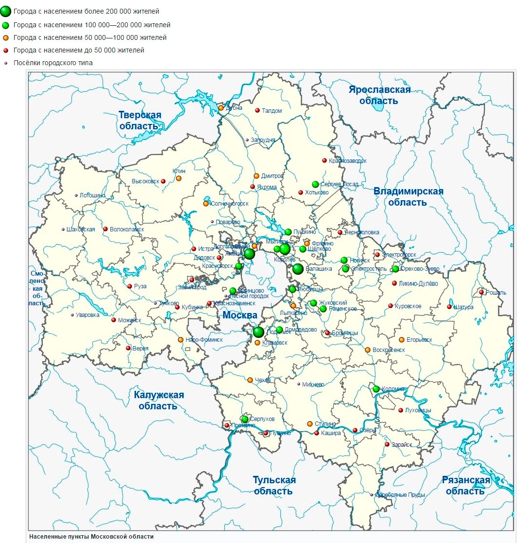 Города Московской Области Фото